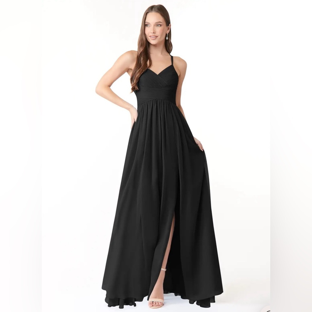🆕 Azazie Jeanna Dress - Black - Size 4